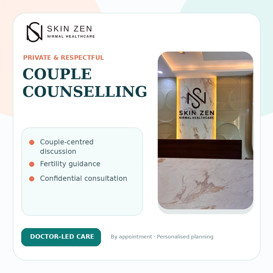Couple Counselling for Fertility and Sexual Health at Skinzen Faridabad