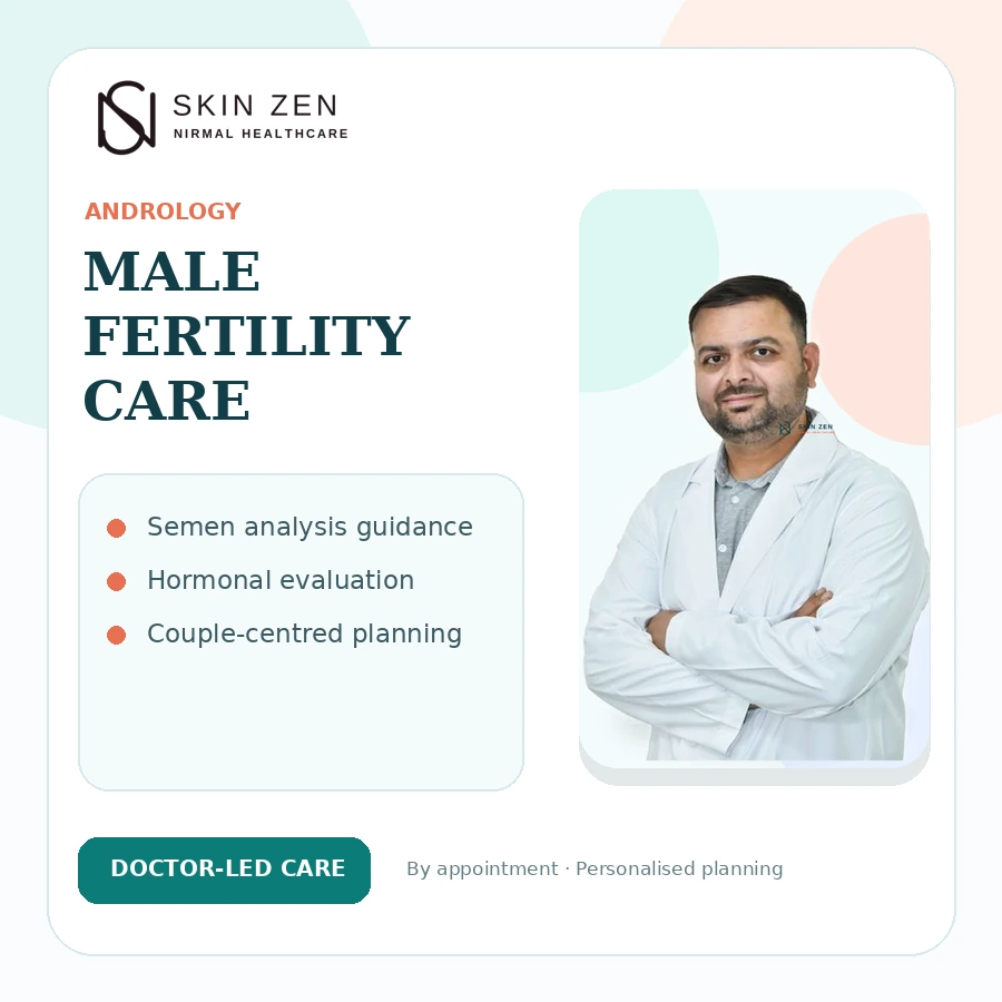 Male Infertility Specialist in Faridabad at Skinzen Faridabad